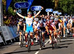 Chris Sutton wins the first stage of the Tour of Britain 2009